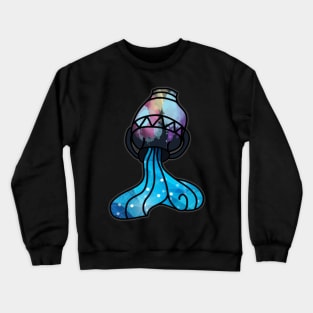 Aquarius Zodiac Horoscope Water Blue Crewneck Sweatshirt